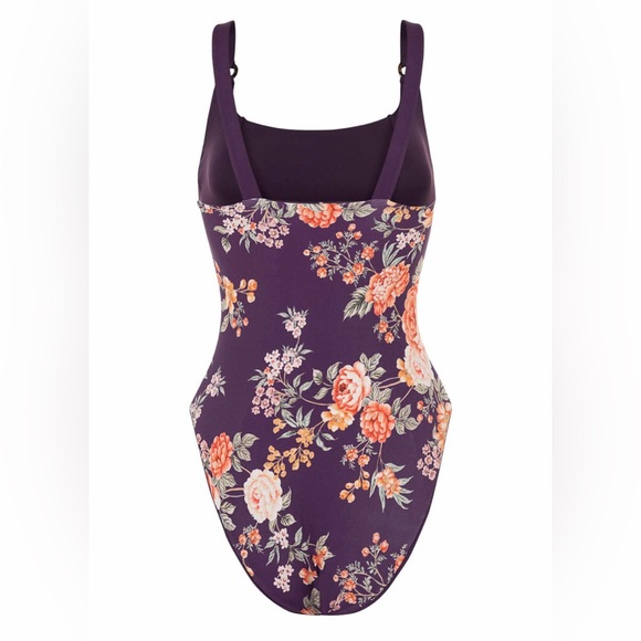 Maaji Dark Grape Layla Classic One Piece, Large, $174 - Picture 2 of 12